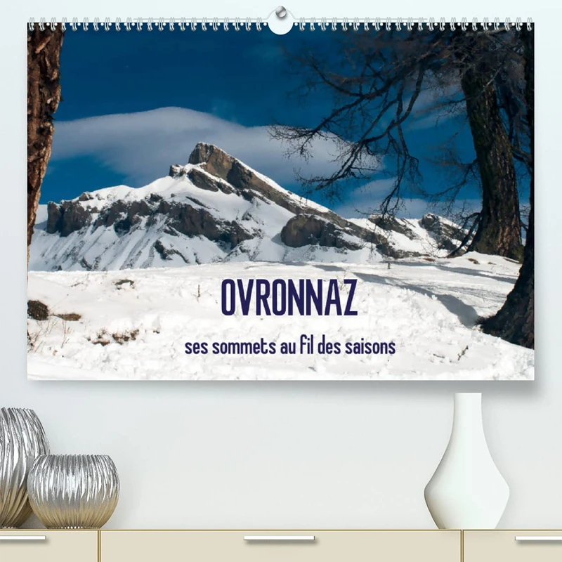 OVRONNAZ, ses sommets au fil des saisons (Premium, hochwertiger DIN A2 Wandkalender 2022, Kunstdruck in Hochglanz): À la découverte des sommets ... la saison. (Calendrier mensuel, 14 Pages )