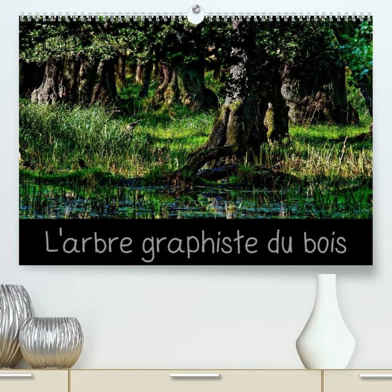 L'arbre graphiste du bois (Premium, hochwertiger DIN A2 Wandkalender 2023, Kunstdruck in Hochglanz): L'arbre est le graphiste de la forêt et de l'intérieur de son bois (Calendrier mensuel, 14 Pages )