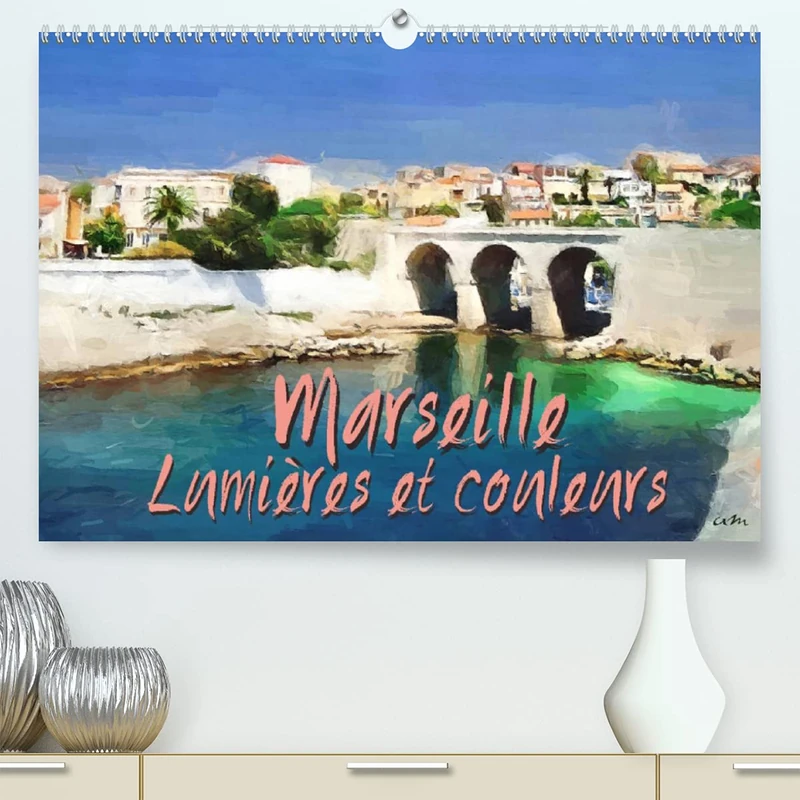 Marseille lumières et couleurs (Premium, hochwertiger DIN A2 Wandkalender 2023, Kunstdruck in Hochglanz): Série de 13 tableaux, pour partager ou faire ... de Marseille. (Calendrier mensuel, 14 Pages )