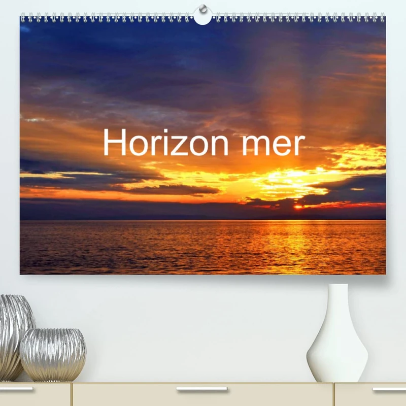 Horizon mer (Premium, hochwertiger DIN A2 Wandkalender 2023, Kunstdruck in Hochglanz): La Méditerranée en images (Calendrier mensuel, 14 Pages )