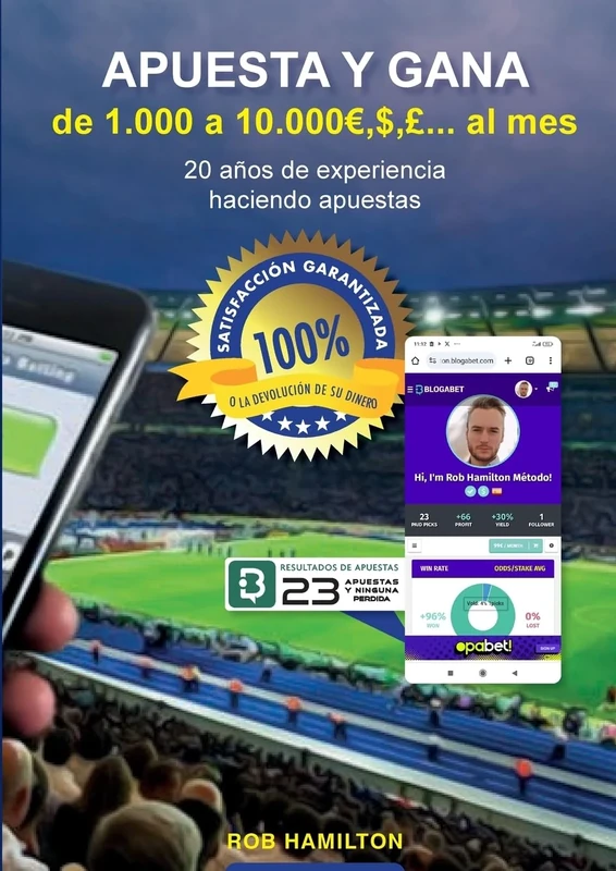 APUESTA Y GANA De 1.000 a 10.000 €,$,£, . etc AL MES, 20 Años de Experiencia Haciendo Apuestas, Método 100% Efectividad Garantizada o Te Devuelvo tu Dinero en Apuestas