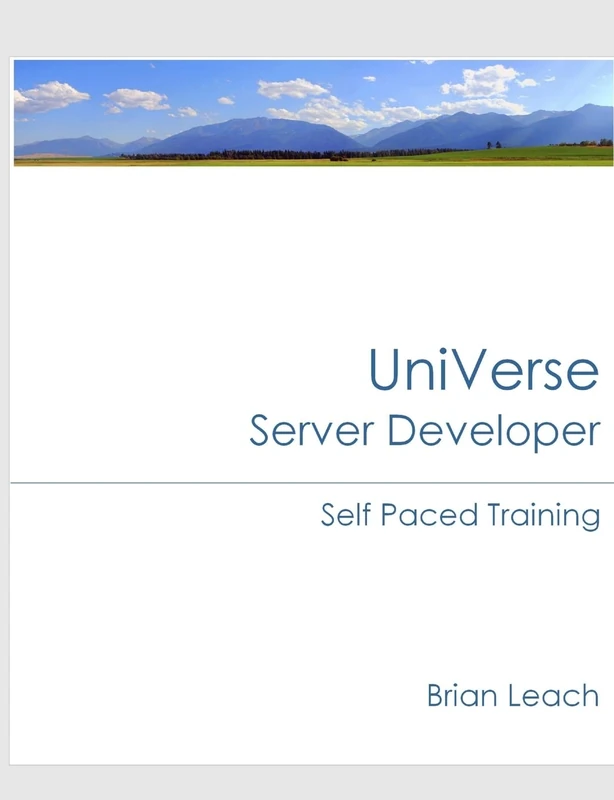 UniVerse Server Developer Self Paced Training - Image 1