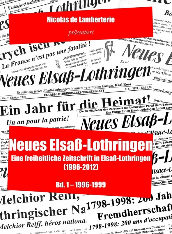 Neues Elsaß-Lothringen - Bd. 1: 1996-1999 - Image 1