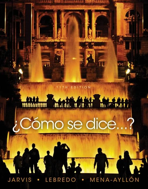 ¿C³mo se diceâ€¦? Student Text