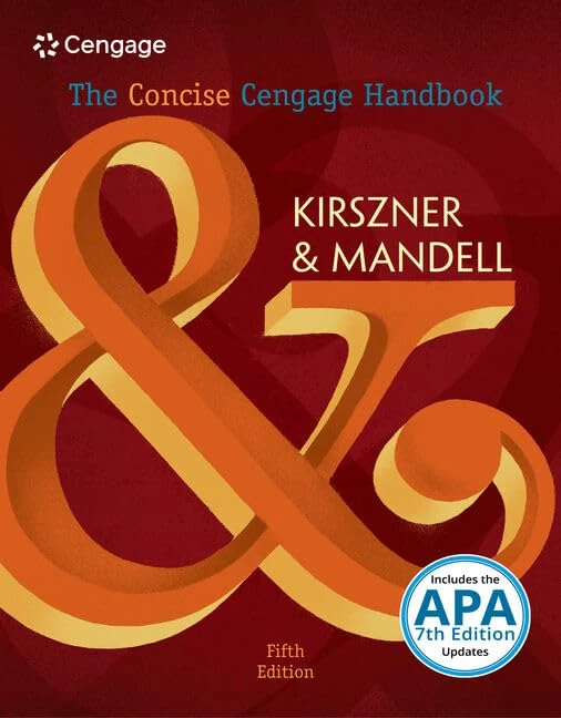 The Concise Cengage Handbook with APA Updates (Mindtap Course List)