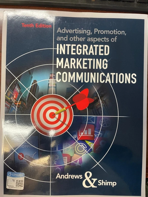 Advertising, Promotion, and other aspects of Integrated Marketing Communications (Mindtap Course List)