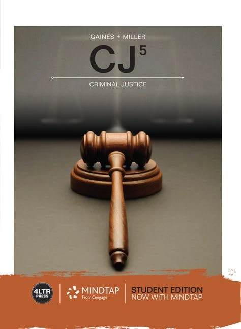Bundle: CJ, 5th + MindTap, 1 term (6 months) Printed Access Card: Criminal Justice