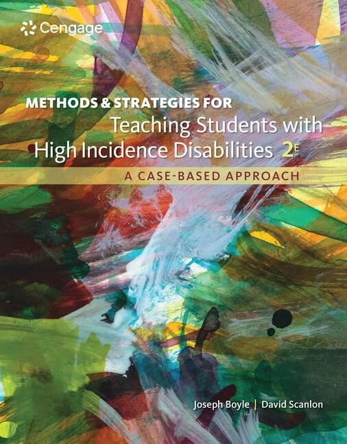 Methods and Strategies for Teaching Students with High Incidence Disabilities (Mindtap Course List)