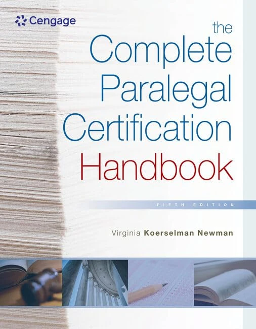 The Complete Paralegal Certification Handbook (Mindtap Course List)