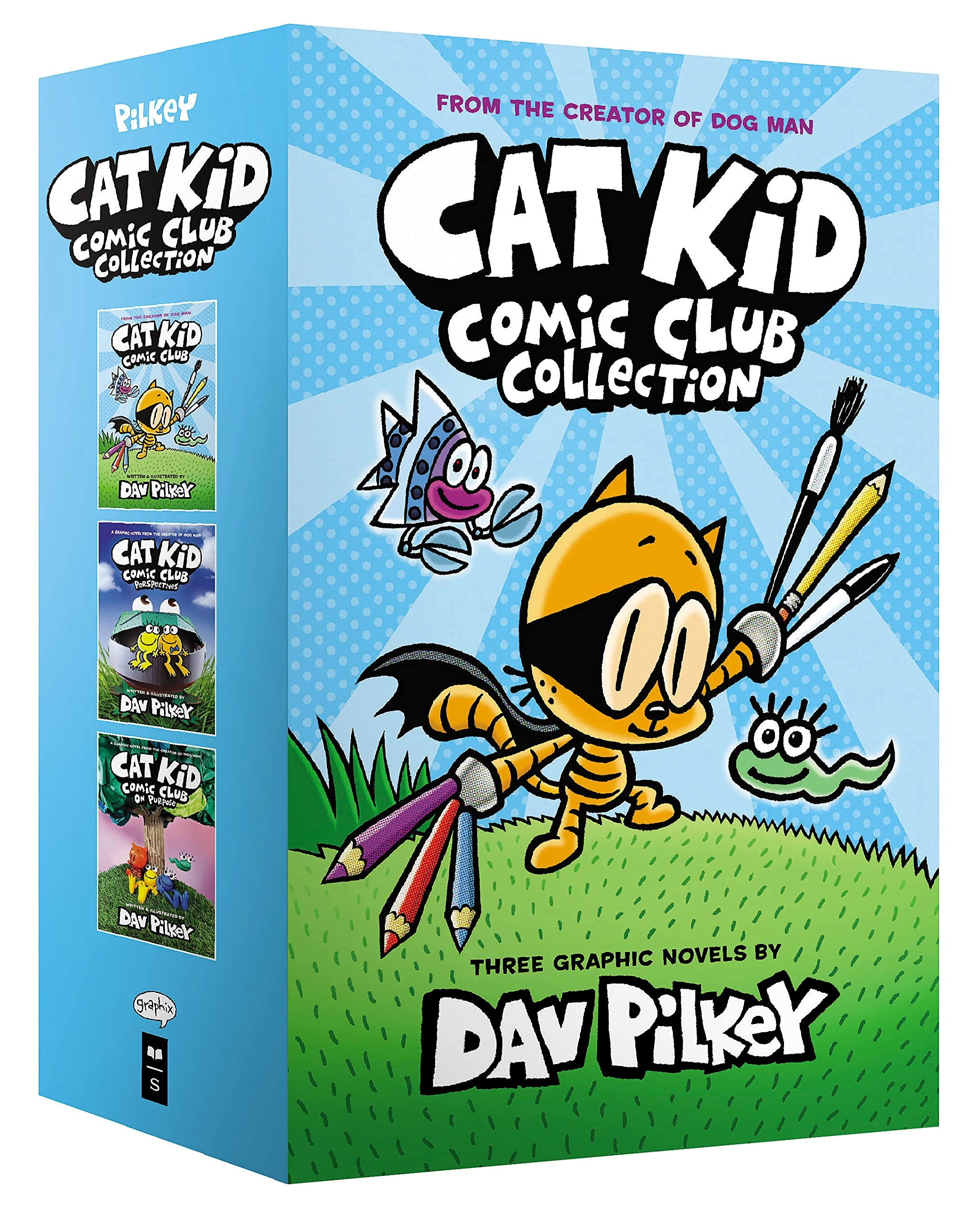 The Cat Kid Comic Club Collection: From the Creator of Dog Man (Cat Kid Comic Club #1-3 Boxed Set): The Trio Collection: from the Creator of Dog Man
