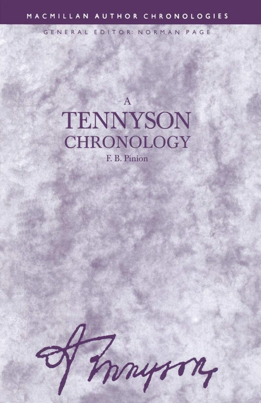 A Tennyson Chronology (Author Chronologies Series) - Image 1