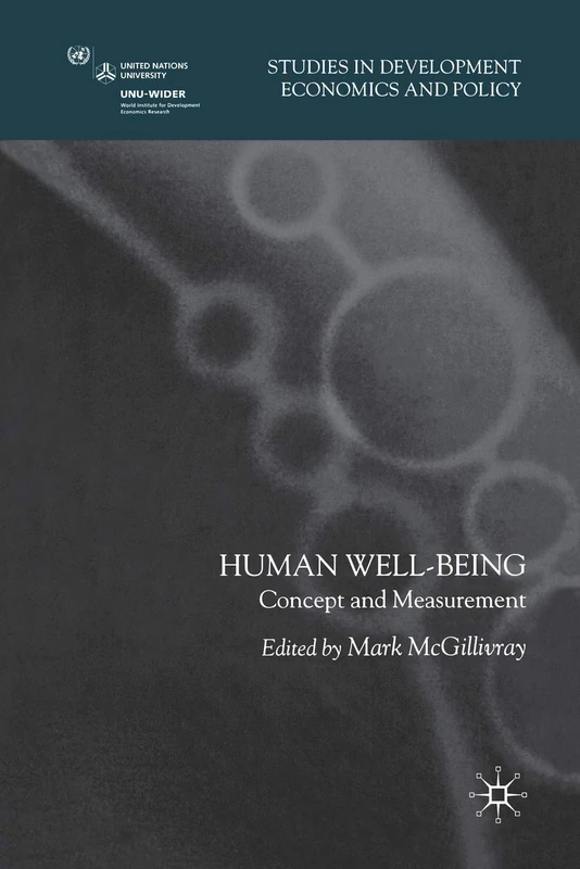 Human Well-Being: Concept and Measurement (Studies in Development Economics and Policy)