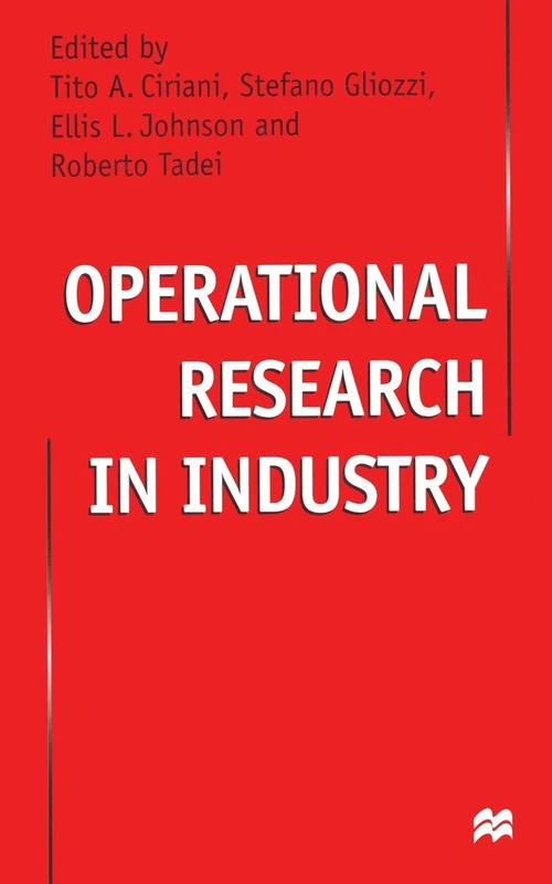 MACMILLAN Operational Research in Industry - Management Book