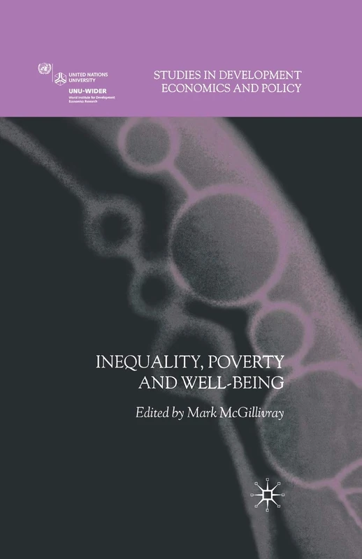 Inequality, Poverty and Well-being (Studies in Development Economics and Policy)