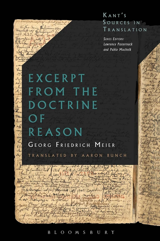 Excerpt from the Doctrine of Reason (Kant’s Sources in Translation) - Image 1