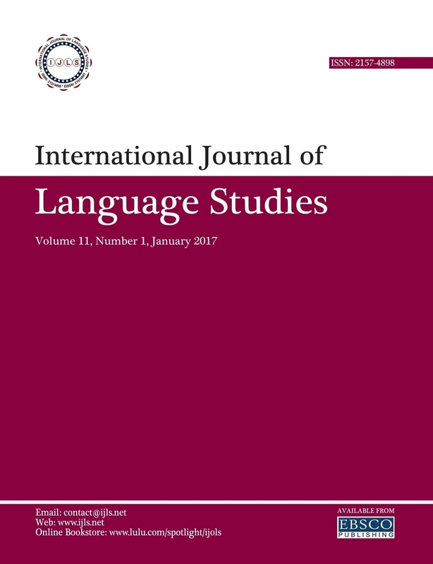 International Journal of Language Studies (IJLS) – volume 11(1)