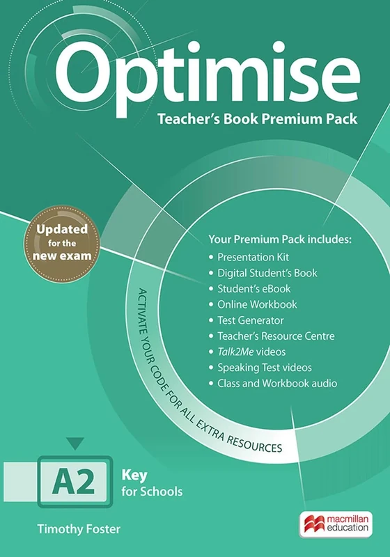 Optimise A2 Teacher's Book Premium Pack (Optimise Updates)