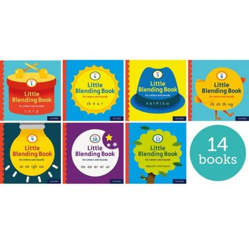 Mixed Pack of 14 (Little Blending Books for Letters and Sounds)