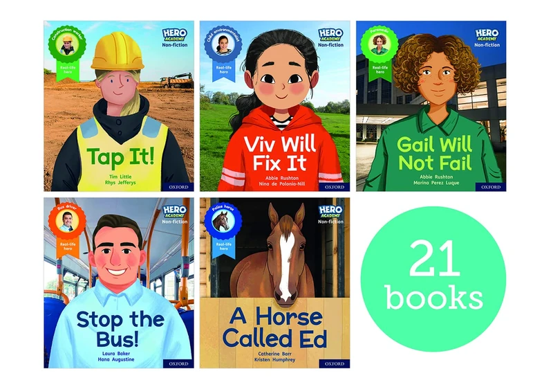 Hero Academy Non-fiction: Oxford Levels 1-6 Lilac-Orange Book Bands: Singles Pack (Project X Hero Academy)