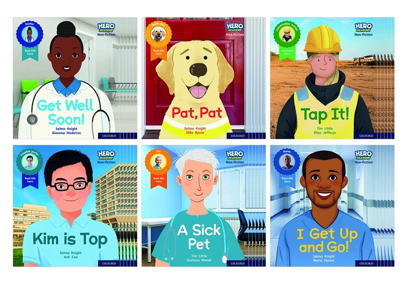 Hero Academy Non-fiction: Oxford Level 1/1+, Lilac-Pink Book Bands: Class Pack