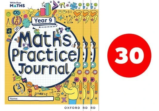 Oxford White Rose Maths Practice Journals Year 9 - Pack of 30