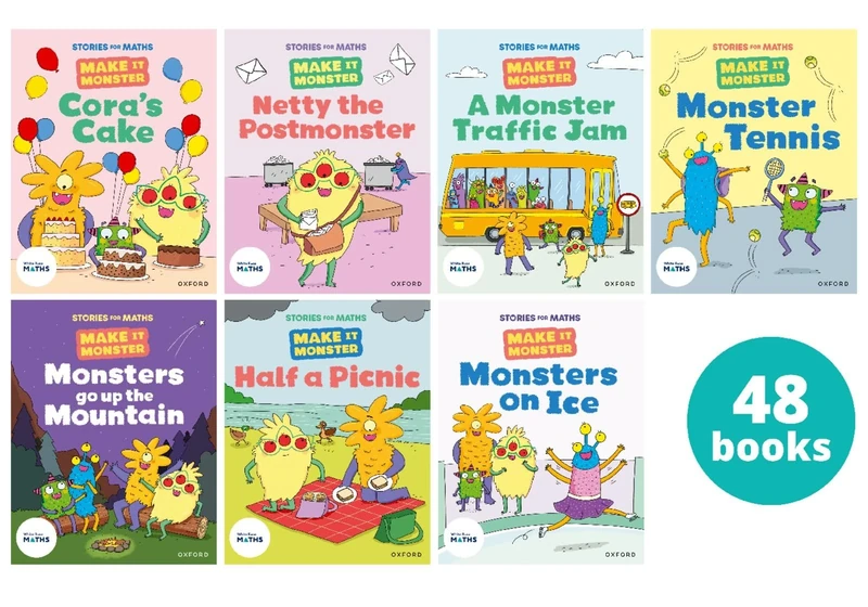 Stories for Maths: KS1: Make it Monsters (48 book pack)