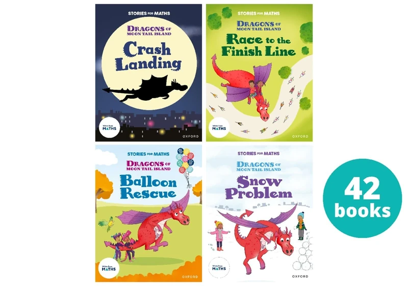 Stories for Maths: KS1: Dragons of Moontail Island (42 book pack)