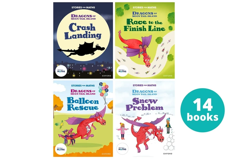 Stories for Maths: KS1: Dragons of Moontail Island (14 book pack)