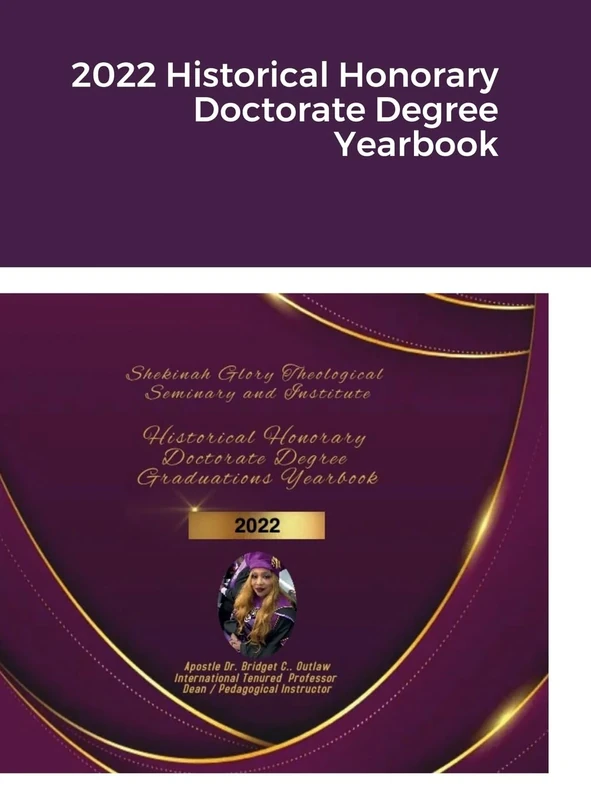 2022 Historical Honorary Doctorate Degree Yearbook