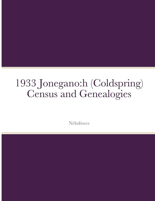 1933 Jonegano: h (Coldspring) Census and Genealogies - Image 1