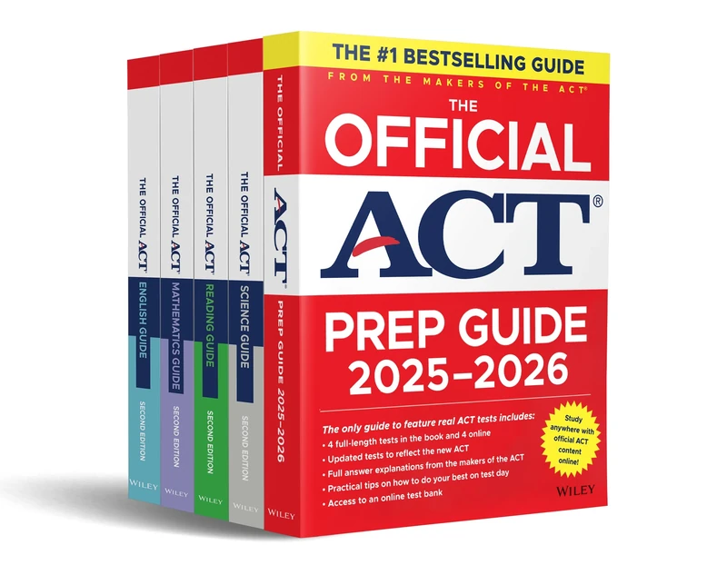 The Official ACT Prep & Subject Guides 2025-2026 Complete Set (Official Act Prep Guides)