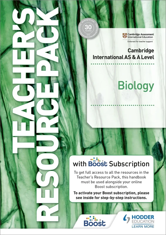 Cambridge International AS & A Level Biology Teacher's Resource Pack: With Boost Subscription