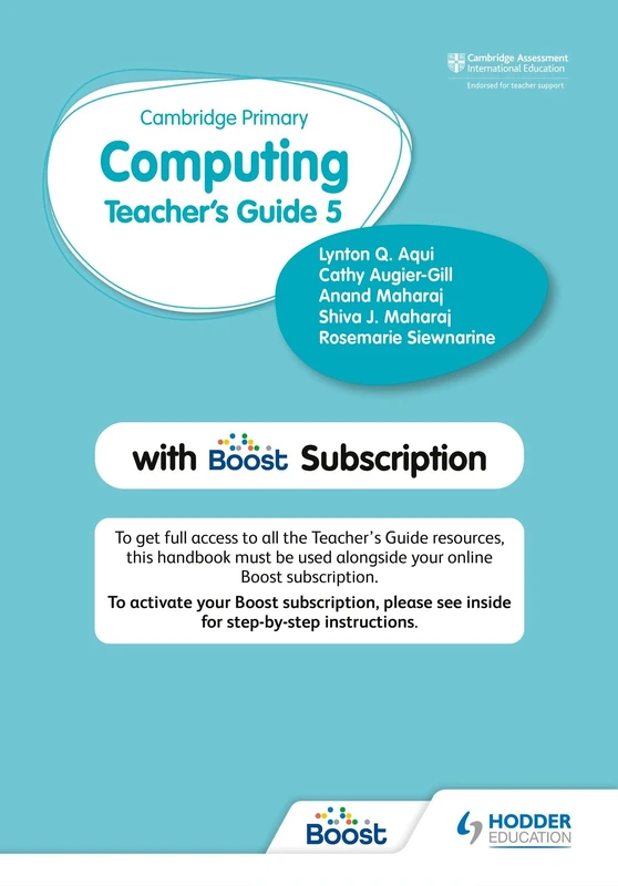 Hodder Education Cambridge Primary Computing Teacher's Guide Stage 5