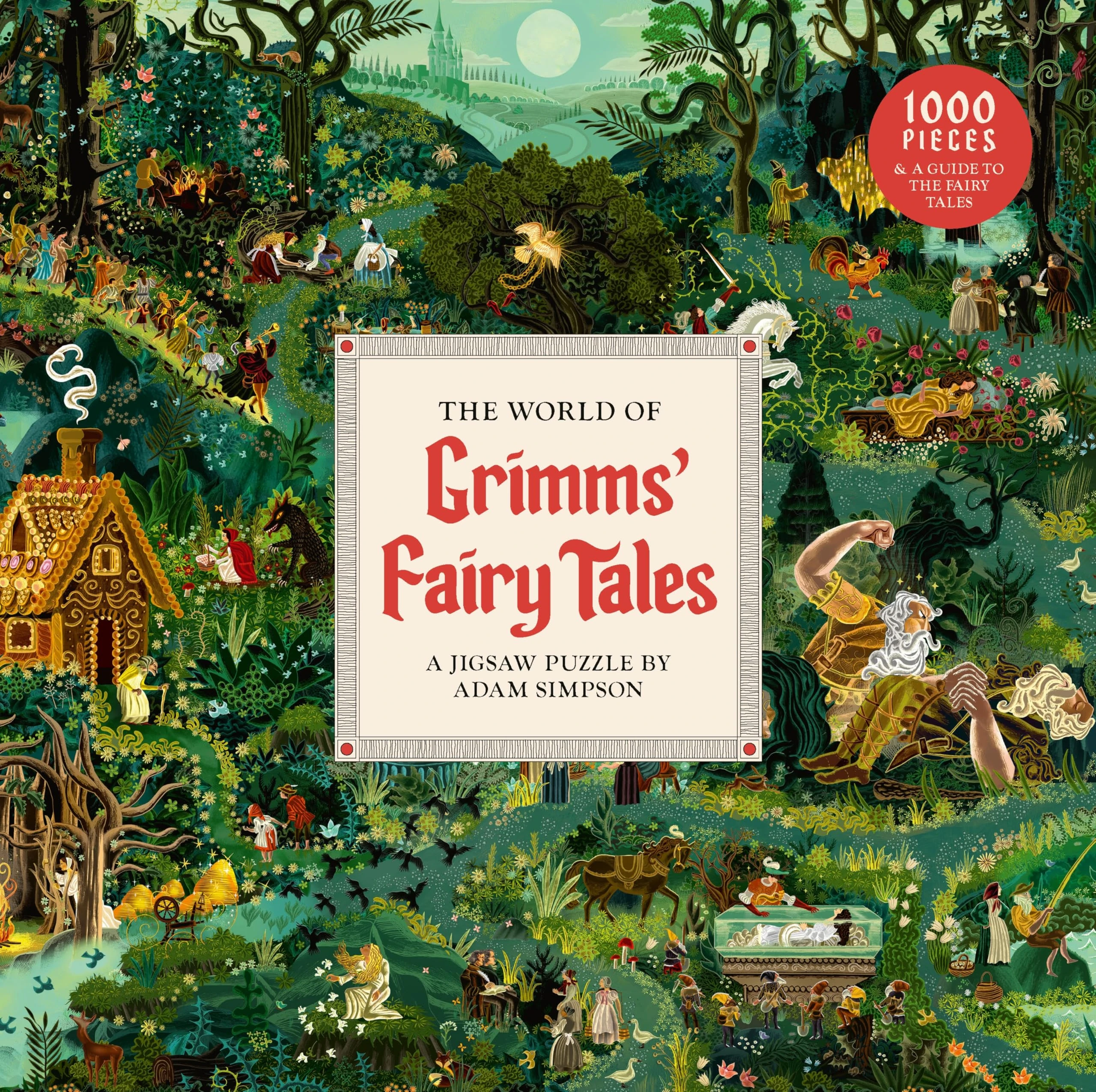 The World of Grimms' Fairy Tales a 1000-piece Jigsaw Puzzle: A Puzzle by Adam Simpson