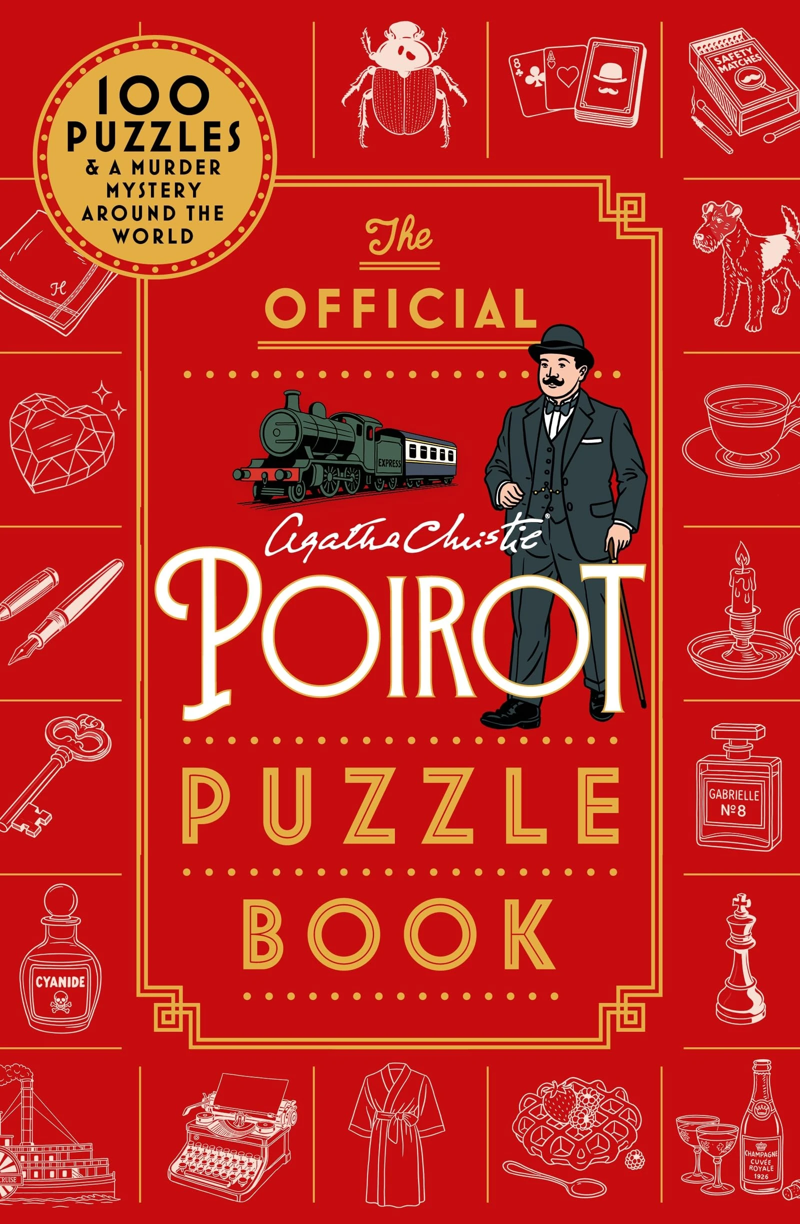 The Official Poirot Puzzle Book: Put your little grey cells to the ultimate test this Christmas