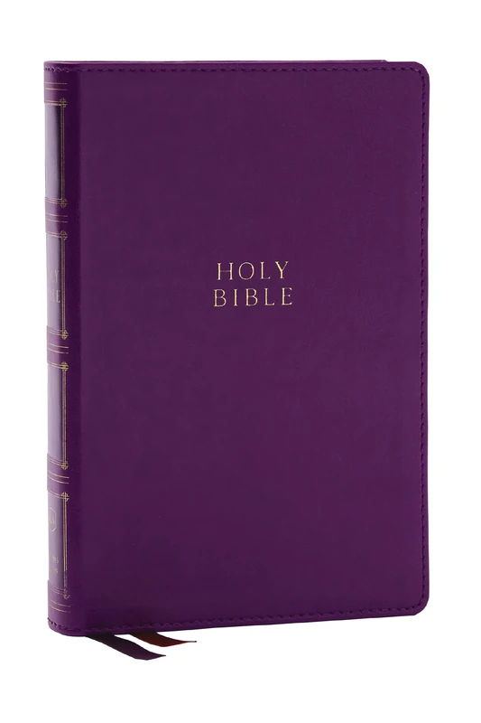 KJV Holy Bible: Compact Bible with 43,000 Center-Column Cross References, Purple Leathersoft, Red Letter, Comfort Print (Thumb Indexing): King James ... Red Letter, Thumb Indexed, Comfort Print
