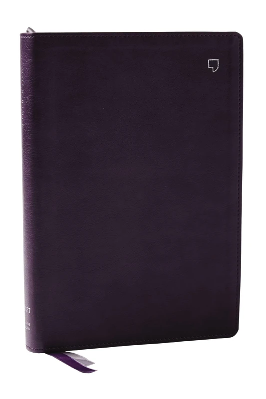 NET Bible, Large Print Thinline with Cross References, Purple Leathersoft, Comfort Print: New English Translation, Purple, Thinline With Cross References, Comfort Print