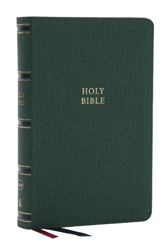 NKJV, Single-Column Reference Bible, Verse-by-verse, Green Leathersoft, Red Letter, Comfort Print: New King James Version, Green, Leathersoft, ... Verse-By-Verse, Red Letter, Comfort Print
