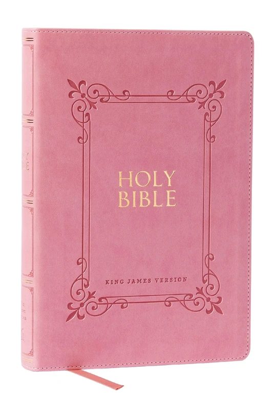 KJV Holy Bible: Large Print with 53,000 Center-Column Cross References, Pink Leathersoft, Red Letter, Comfort Print (Thumb Indexed): King James ... ... Reference, Red Letter, Comfort Print