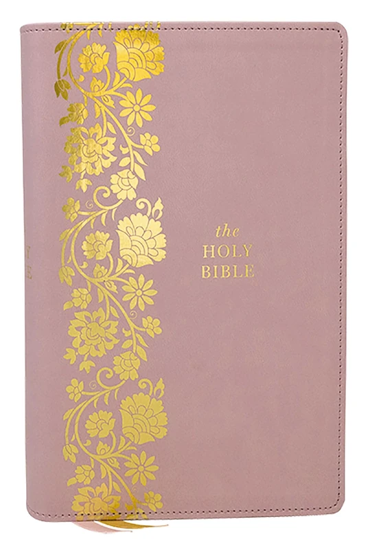 KJV Personal Size Large Print End-of-Verse Reference Bible, Pink Leathersoft, Red Letter, Comfort Print (Thumb Indexed): KJV Personal Size, ... Comfort Print, Thumb Indexed, Ribbon Marker