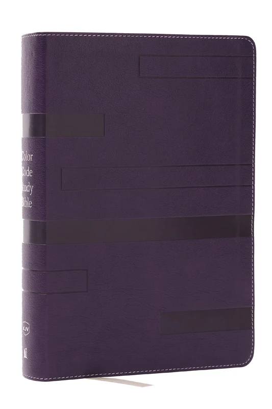 Color Code Study Bible, Revealing God's Truth Color by Color (KJV, Purple Leathersoft, Red Letter): Revealing God's Truth Color by Color, KJV, Purple Leathersoft, Red Letter, Ribbon Marker
