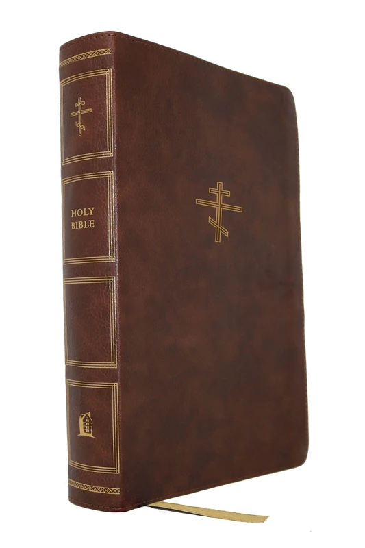 The Orthodox Study Bible, Brown Leathersoft: Ancient Christianity Speaks to Today's World