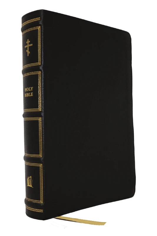The Orthodox Study Bible, Black Genuine Leather: Ancient Christianity Speaks to Today's World