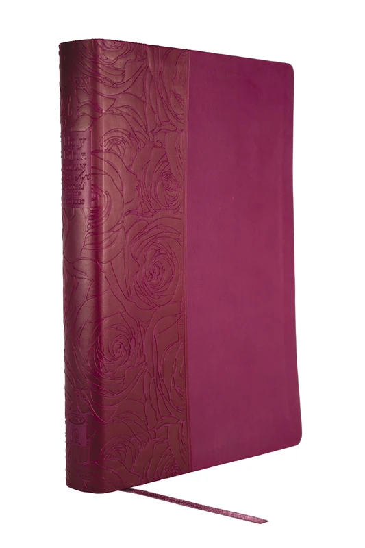 NKJV Woman Thou Art Loosed Plum Floral LTH (Signature): Holy Bible, New King James Version