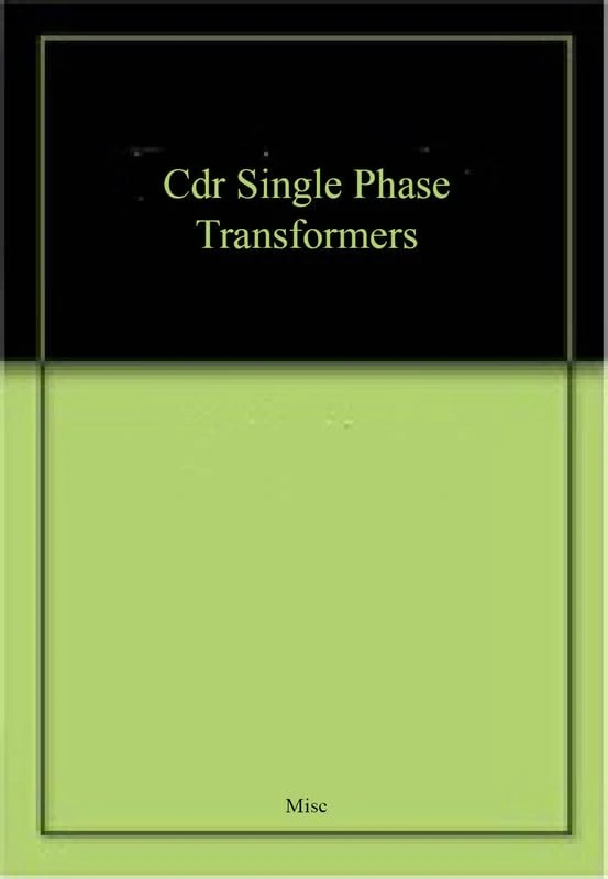 Cdr Single Phase Transformers