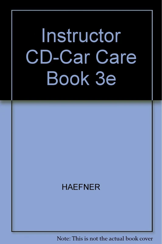 Instructor CD-Car Care Book 3e