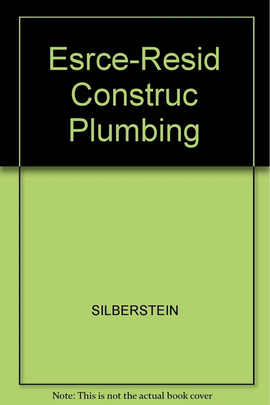 Esrce-Resid Construc Plumbing