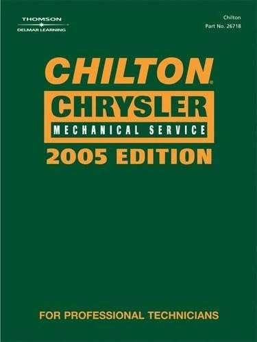 Chilton 05 Service Mnl Chrysle (Chilton Chrysler Service Manual (2 Vol.)) (CHILTON'S DAIMLER CHRYSLER SERVICE MANUAL)