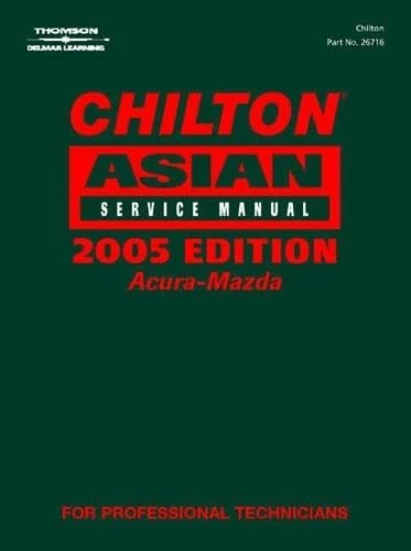 Chilton Srvc Mnl-Asian Set (Chilton Asian Service Manual (V1))