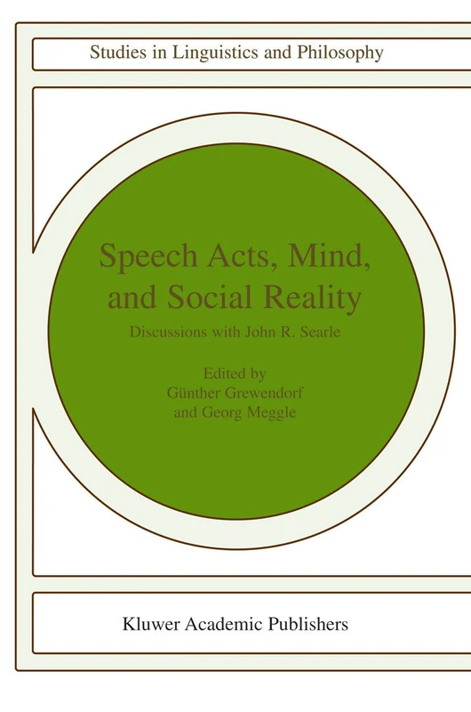 Springer - Speech Acts, Mind, and Social Reality - John R. Searle